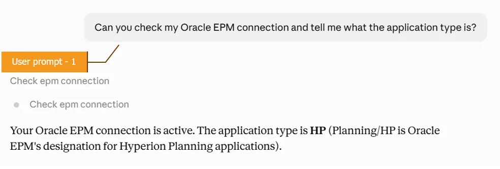 Bridging Claude Desktop and Oracle EPM Cloud via Python MCP 