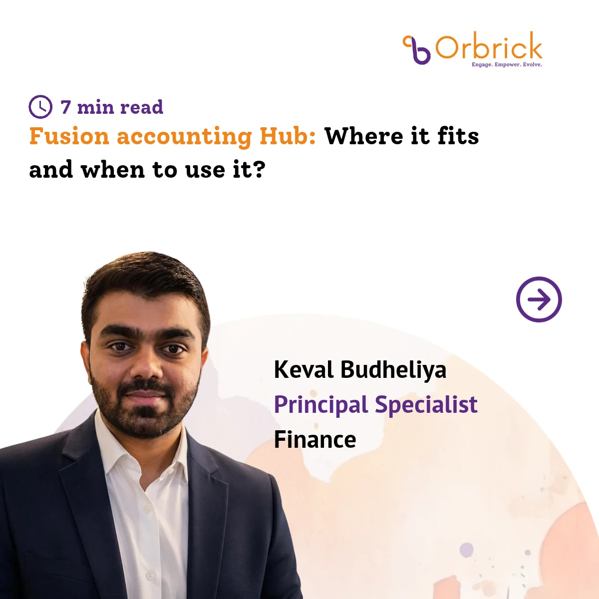 Fusion accounting Hub. Where it fits and when to use it
